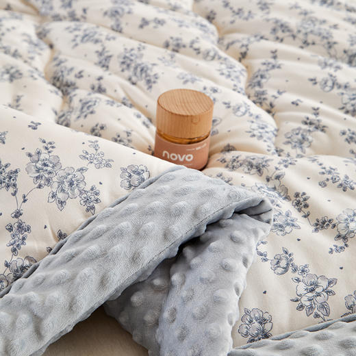 红豆针织棉豆豆安抚被-繁花 HD-DB250811 商品图5