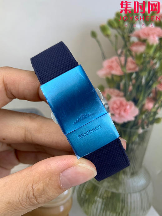 AF浪琴康卡斯43系列 康卡斯43mm 间金蓝 蓝金康卡斯 男士腕表 潜入时光深海 探寻康卡斯潜水系列 商品图7