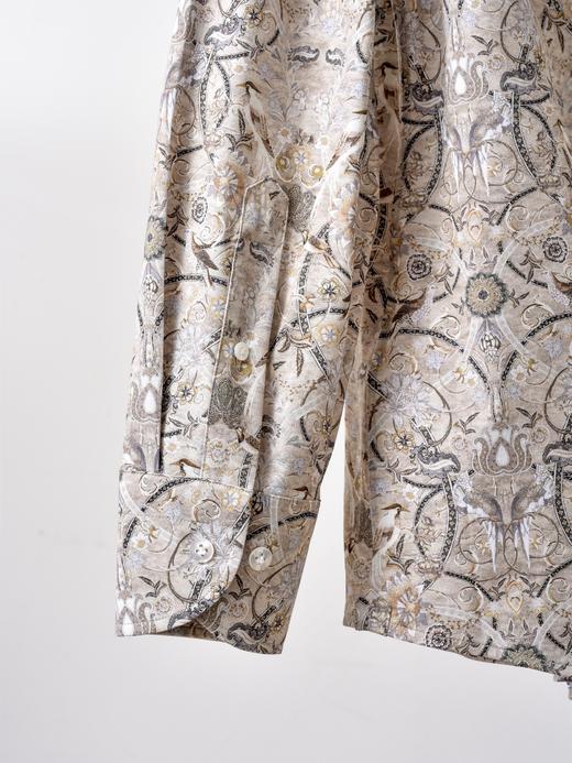 AhhhCotton 100支双股八向弹力路易王朝印花意式工艺衬衫 商品图3