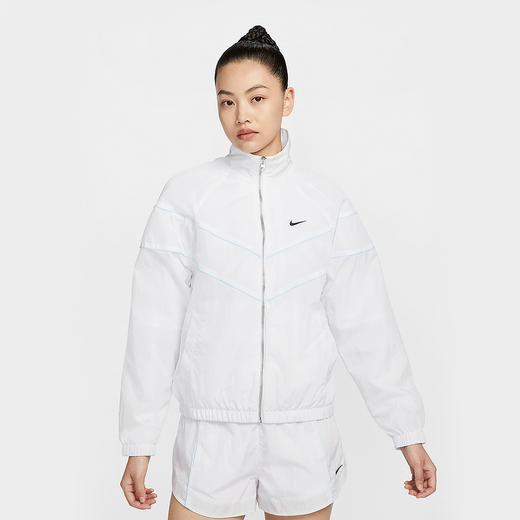 Nike耐克外套女宽松休闲训练梭织立领运动夹克FV6305-100 商品图0