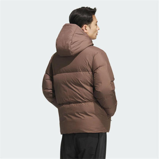 adidas阿迪达斯男子户外运动训练保暖连帽羽绒服外套KC5945 商品图1