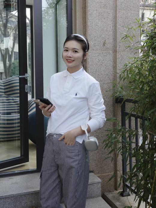 男女同款！RL拉夫劳伦经典小马标刺绣polo翻领长袖T恤   珠地长袖 商品图5