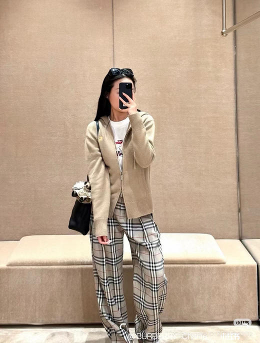 112-5 小黄马羊毛羊绒针织外套 商品图5