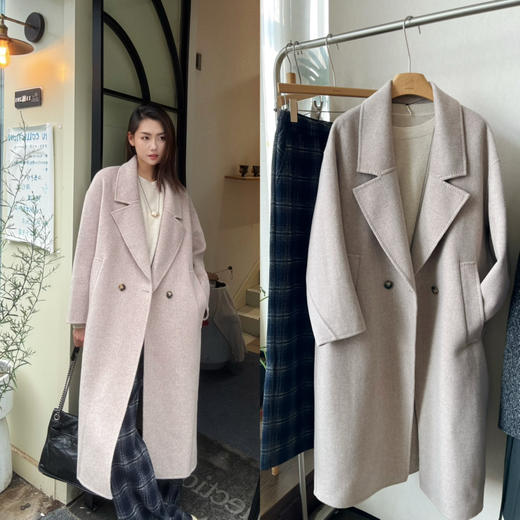 【自由定义】噢蜜ooomeooo翻领羊绒手工大衣可做羊毛🦙 商品图0