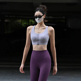beemen运动内衣女一体式防震聚拢美背心跑步外穿瑜伽健身服大码文胸