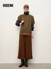 HIDEMI 初剪羊毛经典圆领廓形套头西装可拆卸立领外套大衣 商品缩略图2