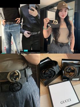 GU&CCI古家 标志性字母组合皮带