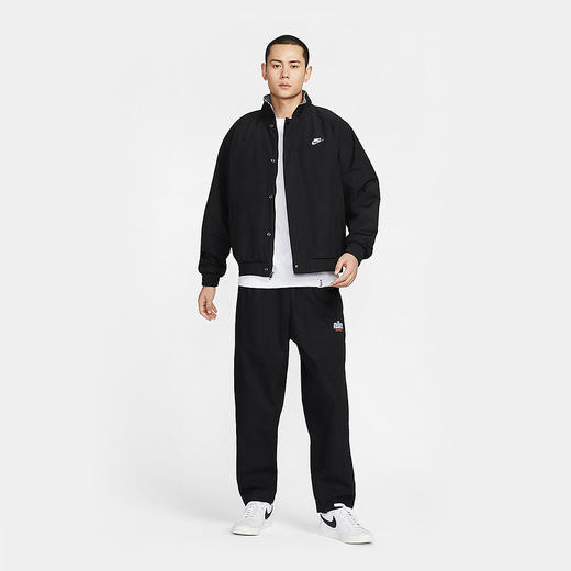 Nike耐克男子摇粒绒里料夹克加绒外套宽松梭织上衣FZ0657-010 商品图3