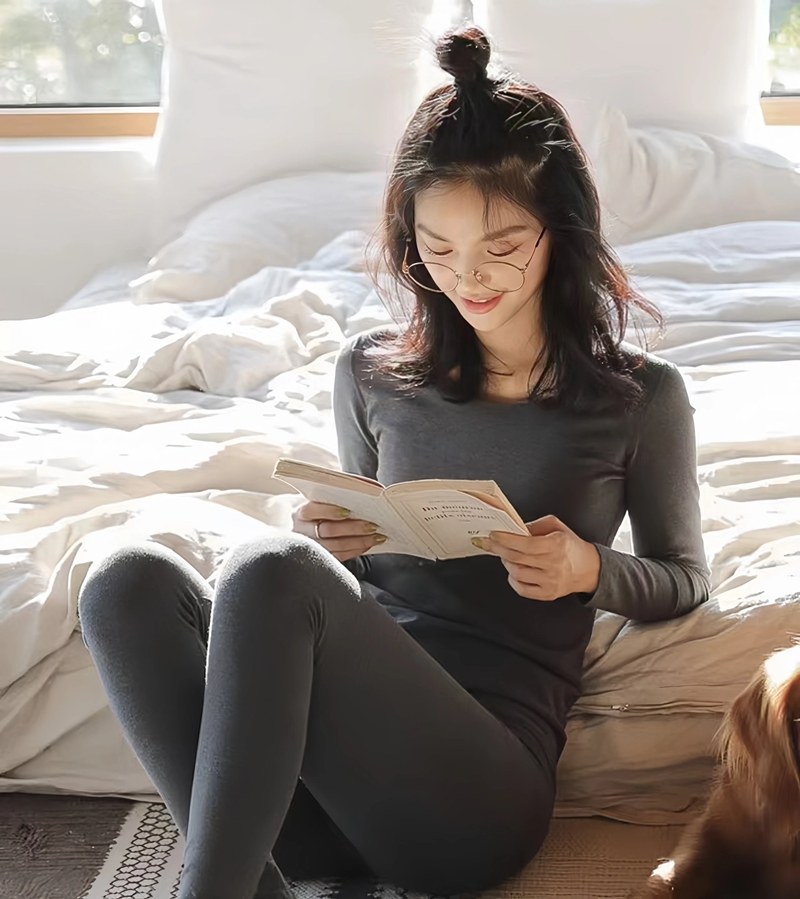 耐尔 暖姜羊毛套装 女款W4025/男款W4028