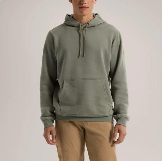 只有316件！付款减库存！！成本140元！有机棉！随便对比专柜！鸟家 EMBLEM 纯色Logo徽标抽绳连帽抓绒保暖卫衣  男女同款 商品图4