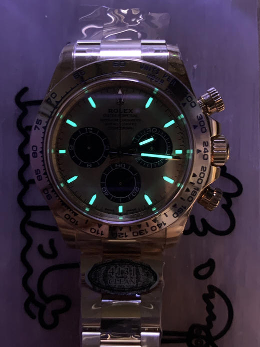 原装对比图➕迪通拿clean厂126518新款满血版4131机芯余文乐真假对比来啦！整个手表基于正品original原版开模的super copy版本 做工精细 打磨精良 乃精品中的精品❕❕ 商品图14