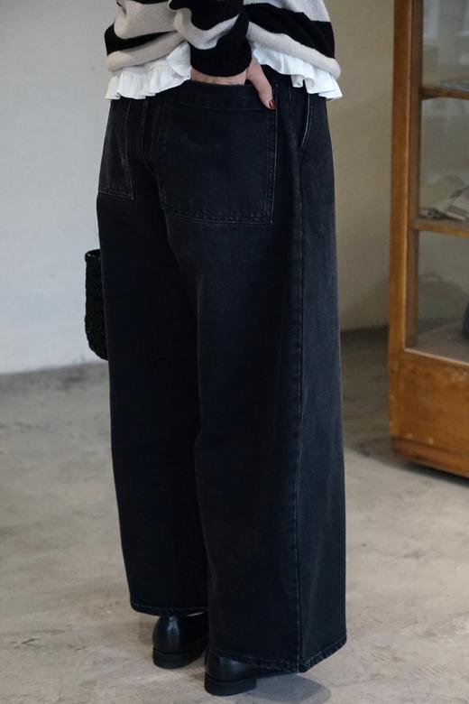 Studio Nicholson 丹宁阔腿裤休闲裤(CHALCO SNW - 1417) 商品图1