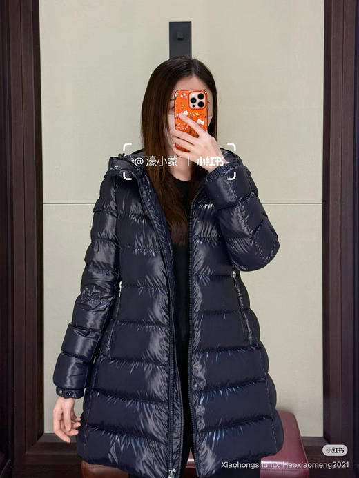 112-3 渠道货 m新款 小收腰A型 连帽羽绒服 商品图0