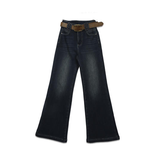 极简植绒微喇牛仔裤-纪念日百货门店同款167448915 商品图4