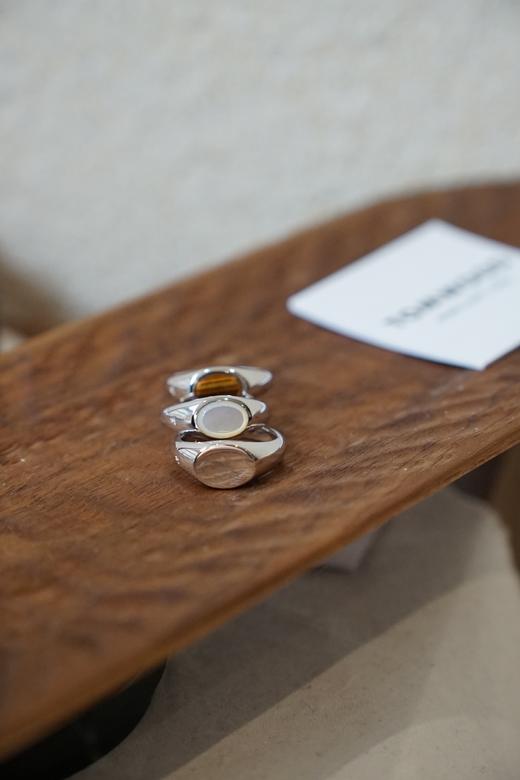 TOMWOOD 天然珍珠母贝戒指(Joe Ring White MOP) 商品图0