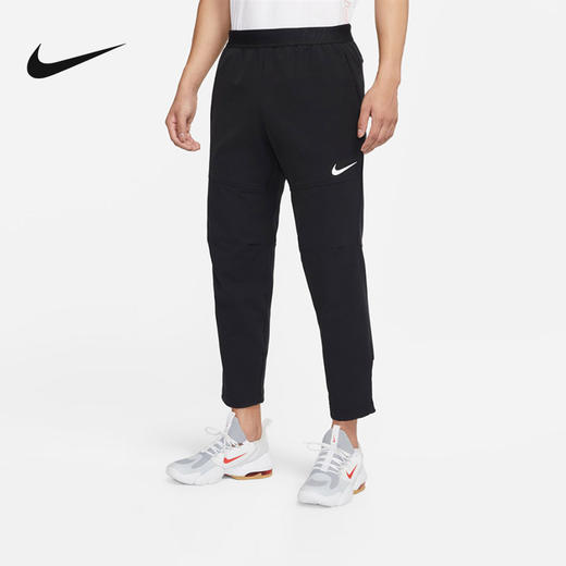 Nike耐克PRO男子训练薄绒长裤运动裤梭织直筒裤DQ6592-010 商品图0