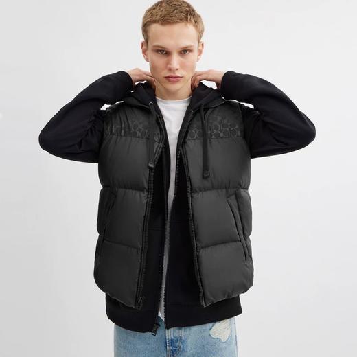 D110238男士聚酯纤维90白鸭绒羽绒背心舒适休闲马甲 商品图10