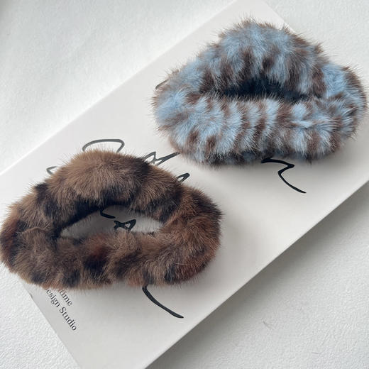 豹纹云朵毛抓抓夹-纪念日百货门店同款167044136 商品图2