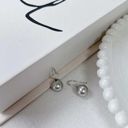 轻奢高级感银针耳环（10mm）-纪念日百货门店同款167443524 商品图2