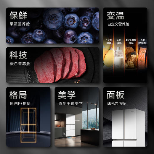 卡萨帝（Casarte）冰箱 BCD-520WLCFPA4WTU1 商品图7