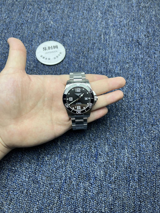 浪琴新款康卡斯系列 黑色盘 深海之黑 新升级版 男士腕表 增强夜光持久效果！
机芯：搭载进口西铁城 商品图7