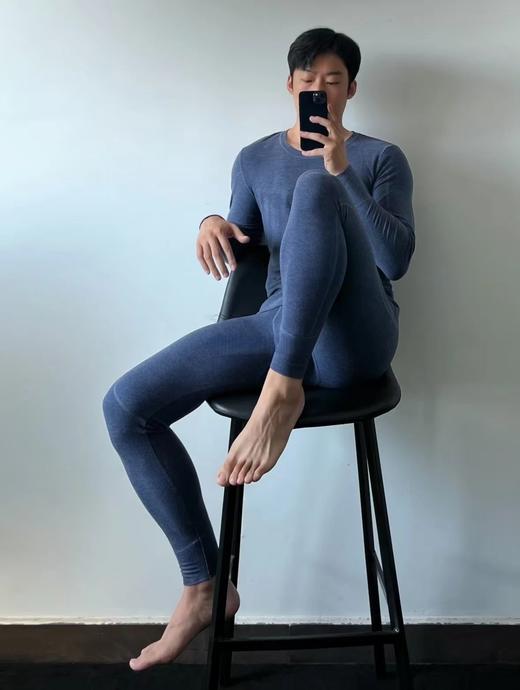 【汉方暖姜 植物纤维醋酸 倍暖绵羊毛】柔软细腻暖姜羊毛套装（女款W4025/男款W4028） 商品图1