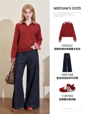 Dress in red|是红色毛衣给的氛围感