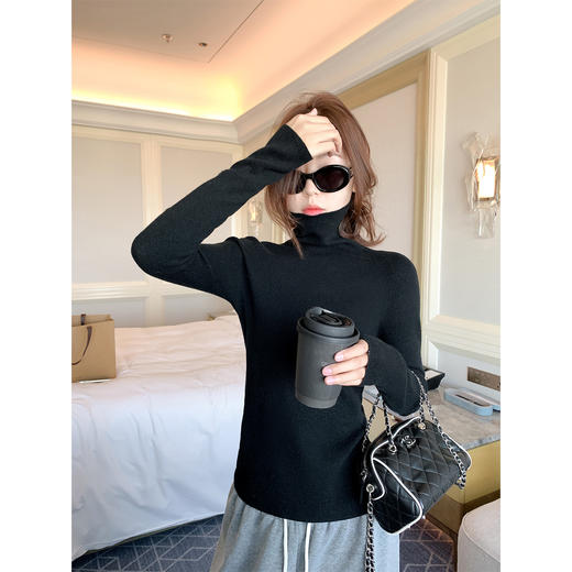 <曾小咸推荐>现货秒杀 ！微信超特价！韩系高领5色打底针织衫 日常119.99 立减60 秒杀59.99！！ 毛茸茸环保皮草外套 秒杀169.99！！ 商品图3