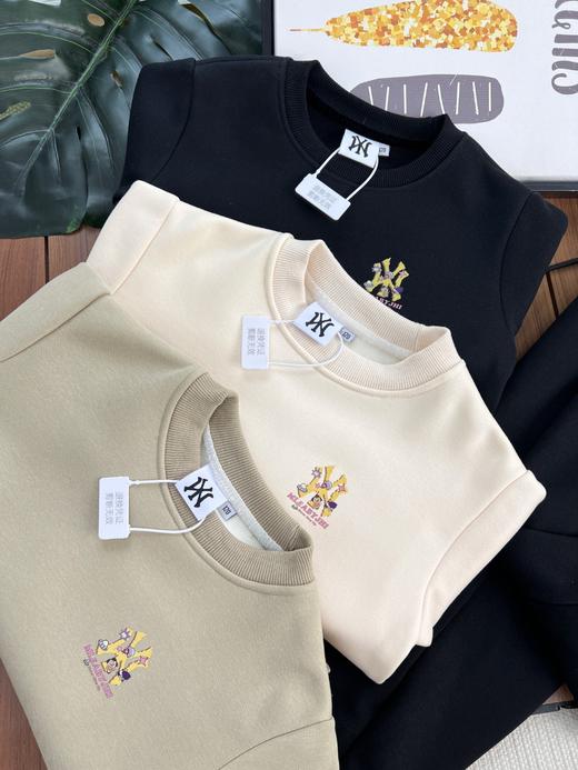 D110220宇宙飞船宽松舒服加绒圆领儿童套装 商品图8