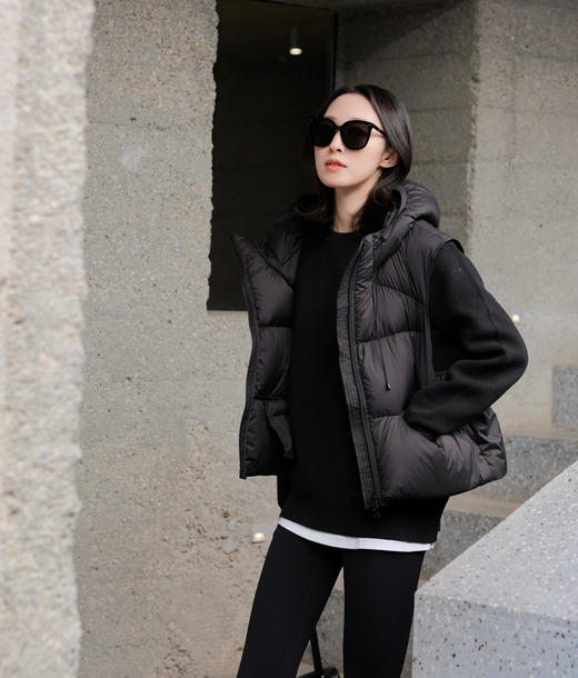 Alo连帽羽绒棉马甲8102001 商品图4