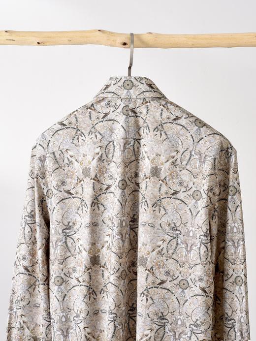 AhhhCotton 100支双股八向弹力路易王朝印花意式工艺衬衫 商品图2