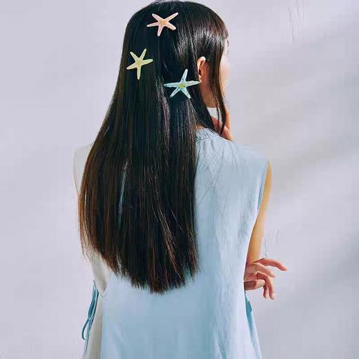 4楼Eubelle欧蓓 Cloudy Yujie海滩系列 海星/海螺鸭嘴夹 原创发夹 活动价：59元 商品图1