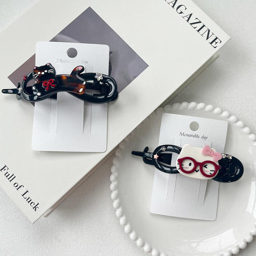 韩系萌趣精致扭夹盘发夹-纪念日百货门店同款167446645 商品图4