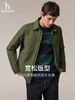 D110237宽松翻领夹克秋季纯色简约男士休闲通勤挺阔上衣外套 商品缩略图11