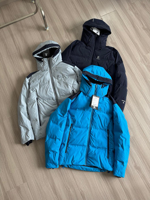 原单正品 KAILAS凯乐石达古羽绒服高蓬鹅绒防风保暖，男女同款，
颜色：蓝色黑色白色
尺码：MLXLXXL 商品图0