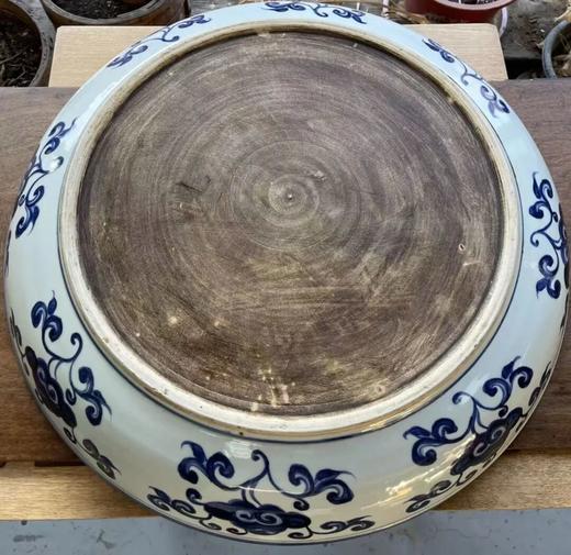 青花绘瑞狮戏绣球纹大盘，顺丰包邮 商品图13