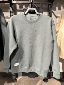 ANTA/安踏男子舒适透气时尚休闲耐穿宽松套头卫衣152547723-2云翠绿