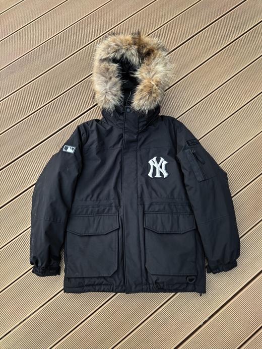 付款减库存！ 一定要入！成本440左右80绒！！卖完无补；品质超好！！MLB洋基队大毛领 国标80绒 羽绒服 NY韩国2023专柜同步发售 样机羽绒服 商品图1