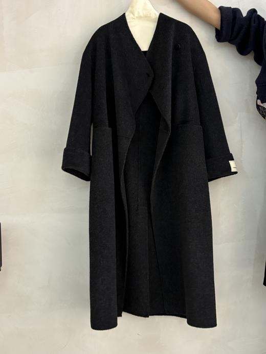 【门店同款】ENJOY冬季“暖冬知性”长款斜扣大衣 167696821 商品图0