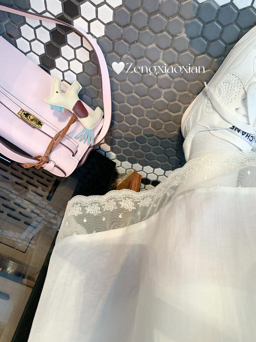 【169元任选2件】现货！杏色领口侧边蝴蝶结长裙 商品图10