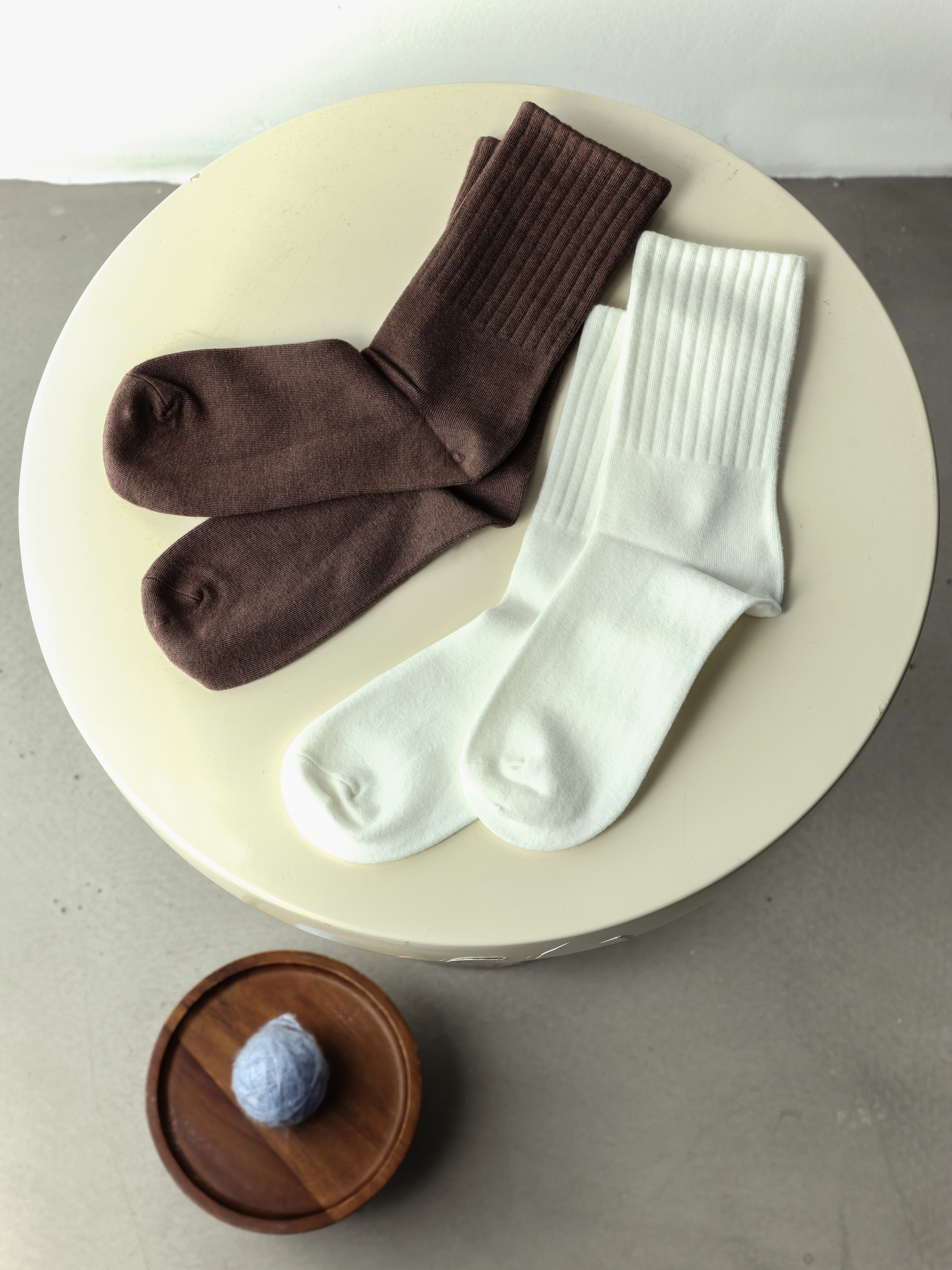 鹿鹿推荐·【玩转堆堆袜】秋冬简约百搭纯色系堆堆袜纯棉防臭吸汗中筒袜【贴身衣物不退换】