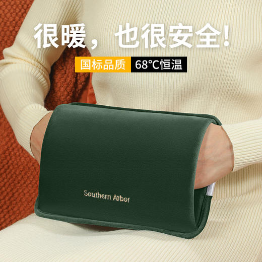【双倍温暖安全防爆❗️新款国标充电热水袋】双插设计，适用于女性敷肚子，带来瞬间的舒适感。双插手暖水袋防爆暖宝宝可爱女敷肚子L 商品图0