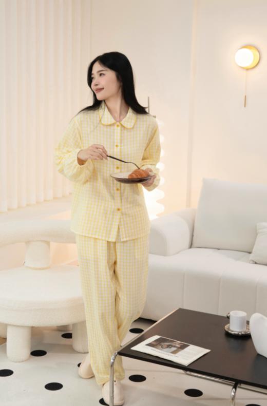 😍居家服里的少女担当 【七分甜·多巴胺镶边家居服】🥳软过羊绒🐑的棉双层纱，全网纱布类鼻祖👴最高品质尘埃价❣️可货比100家亲身感受‼️ 商品图2