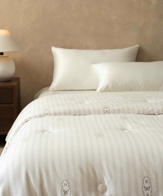 SCHIESSER LIVING(春秋1250g/1400g)适合10-25度,适合5-15度 舒雅生活印花面料面料手感软糯 8跟被角带设计，固定被套不跑芯 整面绗缝设计，固定内芯不移位1206019 商品图3