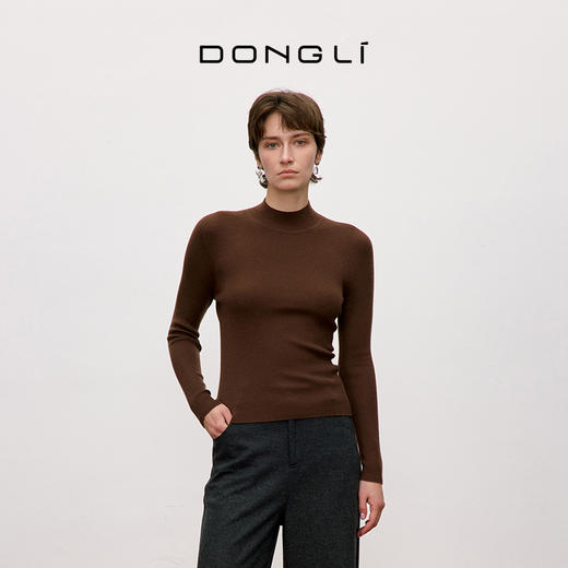 东黎 • 你本珍贵 山羊绒女士秋季圆领套衫 5577 商品图1