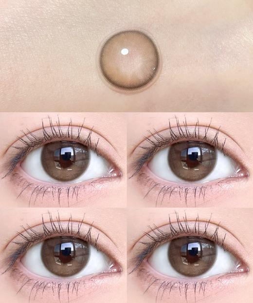 Gugucon旗下 |  橘子噗噗&荔枝晕晕&芒果露露&椰树懒懒｜14.2mm白狮参考着色中等直径｜ 日抛  一盒十片装 商品图13