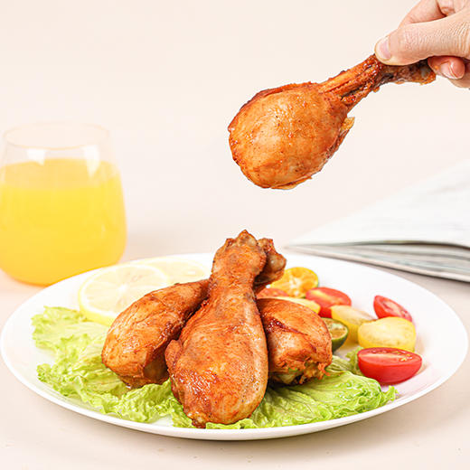 【鲨鱼菲特300-200】高蛋白去皮鸡腿碳水健身代餐饱腹即食方便携带零食速食 商品图2