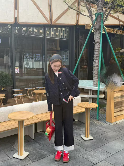 TB25 新款du家尾货|空气压痕工艺 60% 羊毛珩棉保暖马甲 商品图2