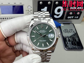 劳力士 VS日志41系列 VS日志V1版 绿格纹 男士腕表 3235机 五珠带 表径41mm
