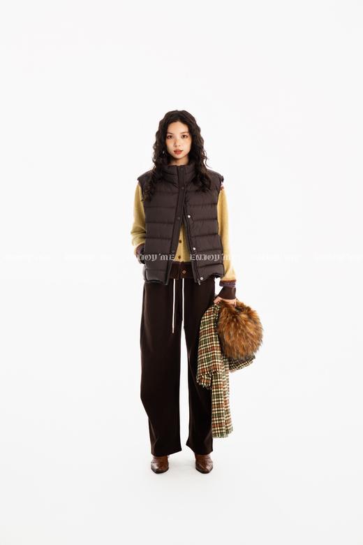 【门店同款】ENJOY冬季“暖冬知性”简约羽绒马夹 167195022 商品图5